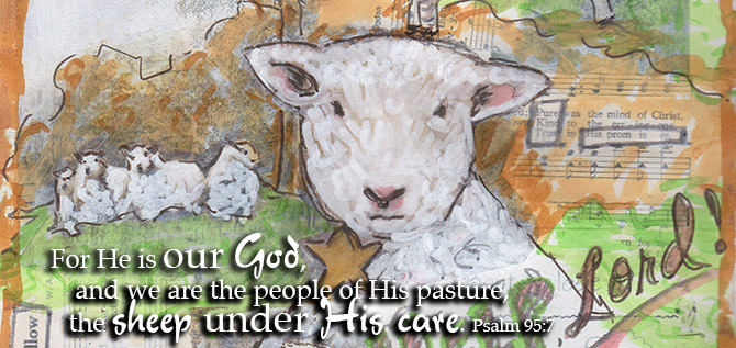 Psalm 95:7 w Sheep