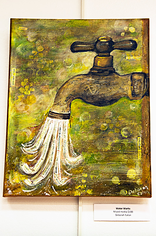 2014 Painting - Water Works by Deborah Eaton